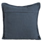 20" Blue Cotton Throw Pillow Cover