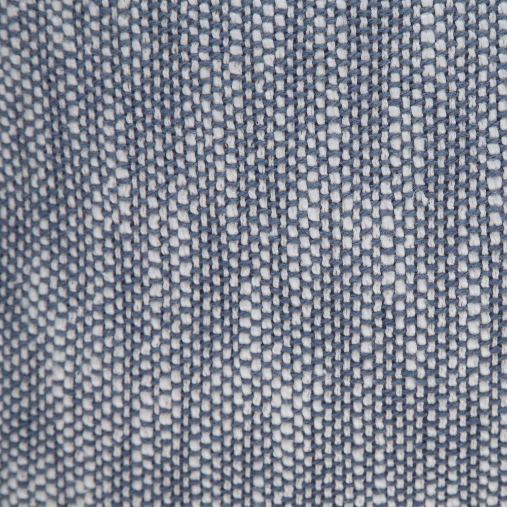 14" X 36" Blue And Beige Lumbar Cotton Throw Pillow Cover