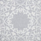 20" Gray And White Medallion Cotton Throw Pillow Cover