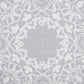 20" Gray And White Medallion Cotton Throw Pillow Cover