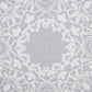 20" Gray And White Medallion Cotton Throw Pillow Cover