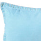 14" X 36" Blue Lumbar Cotton Throw Pillow Cover
