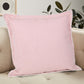 20" Pink Cotton Throw Pillow Cover