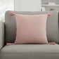 20" Pink Cotton Throw Pillow Cover