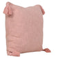 20" Pink Cotton Throw Pillow Cover