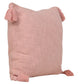 20" Pink Cotton Throw Pillow Cover