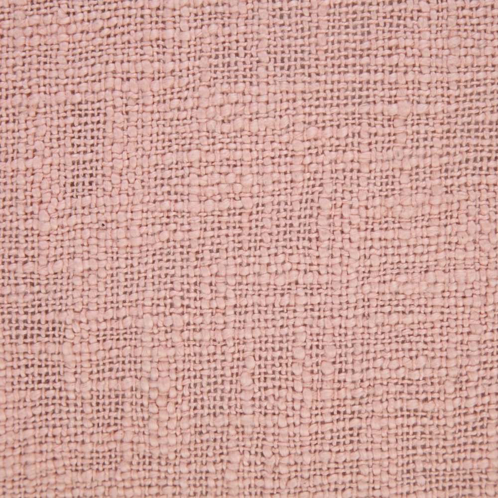 20" Pink Cotton Throw Pillow Cover