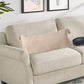 14" X 36" Beige Lumbar Cotton Throw Pillow Cover