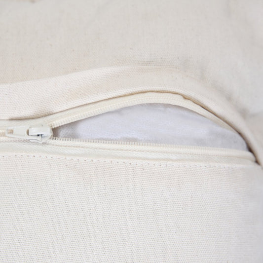 20" Gray And White Geometric Cotton Throw Pillow Cover