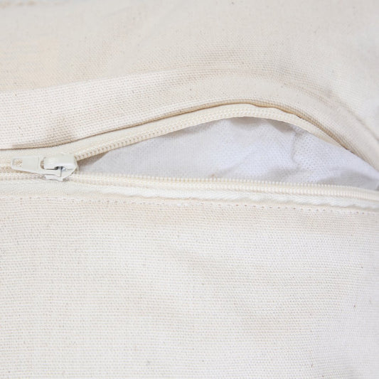 20" Pink And White Geometric Cotton Throw Pillow Cover