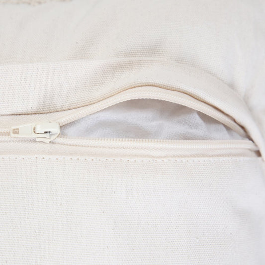 20" Black And White Geometric Cotton Throw Pillow Cover