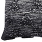 20" Black And White Geometric Cotton Throw Pillow Cover with Texture