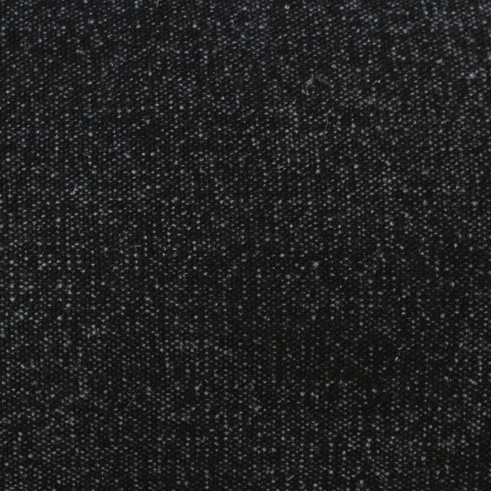 14" X 36" Black Lumbar Cotton Throw Pillow Cover