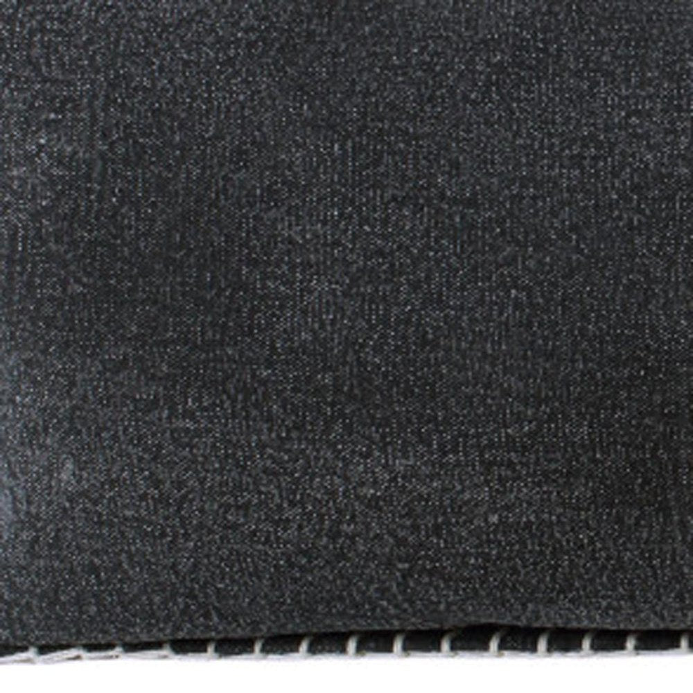 14" X 36" Black Lumbar Cotton Throw Pillow Cover