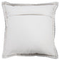 20" Black Cotton Throw Pillow Cover