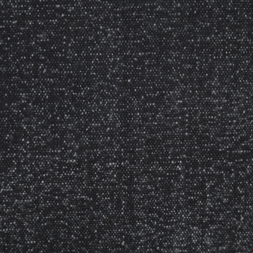 20" Black Cotton Throw Pillow Cover