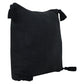 20" Black Cotton Throw Pillow Cover