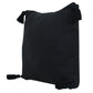 20" Black Cotton Throw Pillow Cover