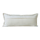 14" X 36" Green Lumbar Cotton Throw Pillow Cover