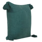 20" Green Cotton Throw Pillow Cover
