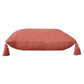 20" Red And Orange Cotton Throw Pillow Cover