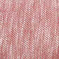 14" X 36" Red And White Lumbar Color Block Cotton Throw Pillow Cover with Fringe