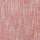 20" Red And White Color Block Cotton Throw Pillow Cover with Fringe