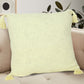 20" Yellow Cotton Throw Pillow Cover