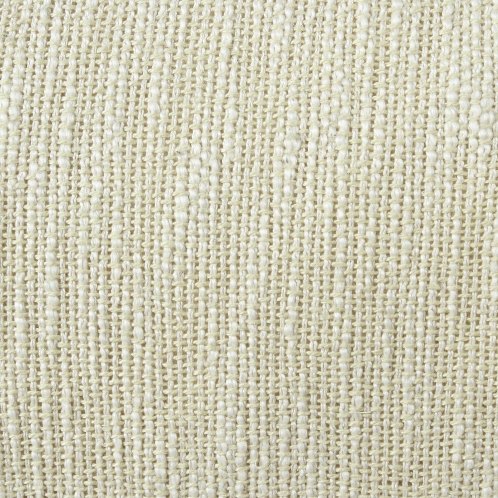 14" X 36" White And Yellow Lumbar Cotton Throw Pillow Cover with Fringe
