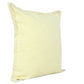 20" Yellow Cotton Throw Pillow Cover