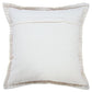20" Yellow Cotton Throw Pillow Cover