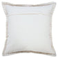 20" Yellow Cotton Throw Pillow Cover