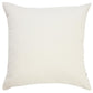 20" Black And White Geometric Recycled Poly Linen Throw Pillow Cover