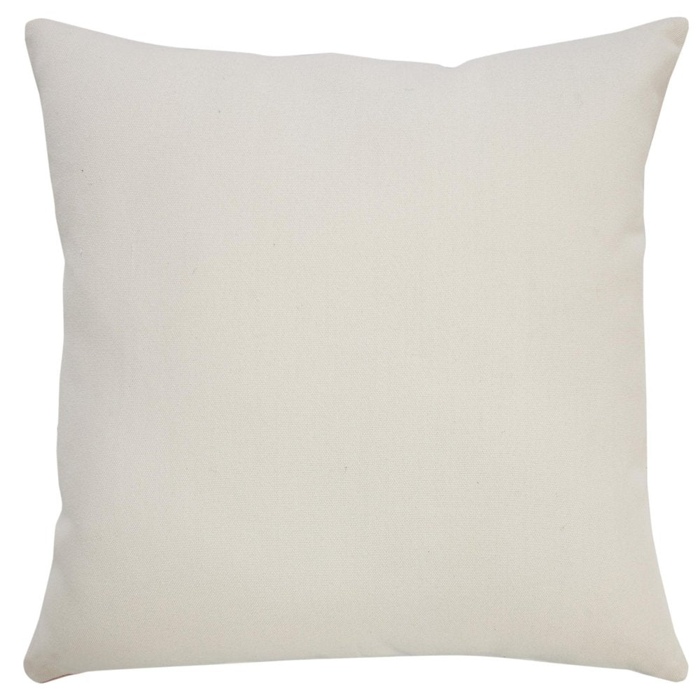 20" Pink And White Striped Recycled Poly Linen Throw Pillow Cover