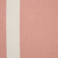 20" Pink And White Striped Recycled Poly Linen Throw Pillow Cover