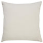 20" Black And White Geometric Recycled Poly Linen Throw Pillow Cover