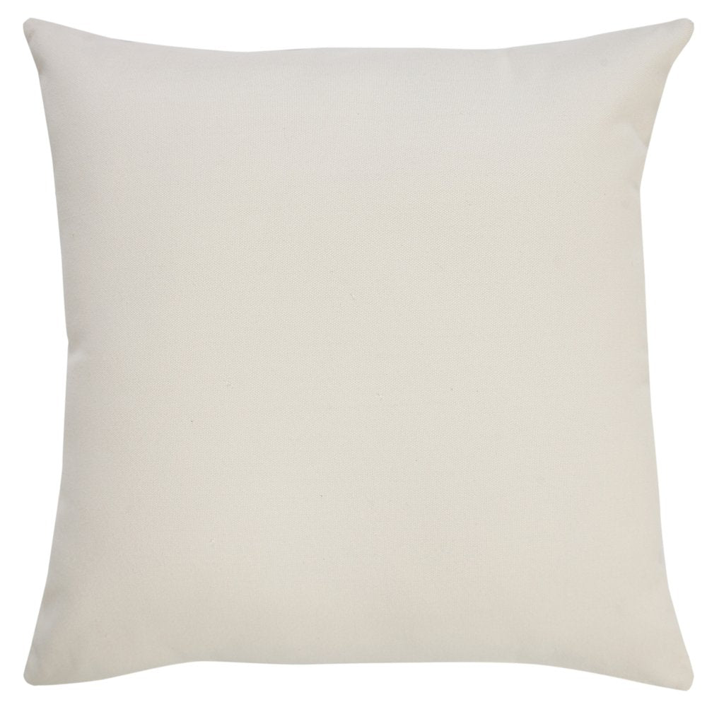 20" Yellow And White Striped Recycled Poly Linen Throw Pillow Cover