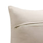 20" Gray White And Yellow Geometric Cotton Throw Pillow Cover