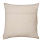 20" Red Yellow And White Striped Cotton Throw Pillow Cover