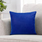 18" Blue Linen Throw Pillow Cover