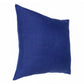 18" Blue Linen Throw Pillow Cover