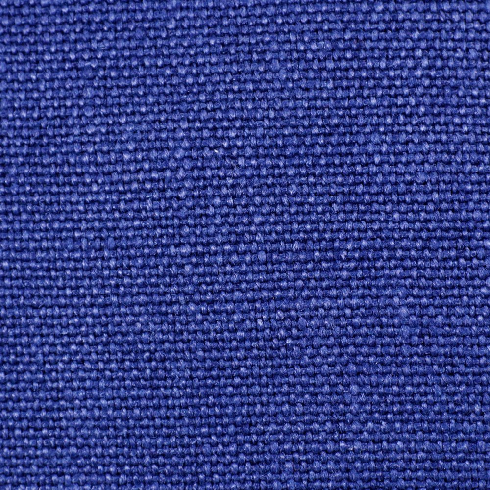 18" Blue Linen Throw Pillow Cover