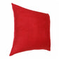 18" Red Linen Throw Pillow Cover