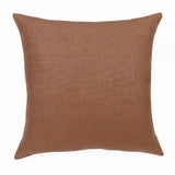 18" Brown Linen Throw Pillow Cover