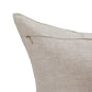 18" Gray And Tan Striped Linen Throw Pillow Cover