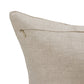 20" Brown And Ivory Striped Linen Throw Pillow Cover