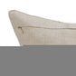20" Brown And Ivory Striped Linen Throw Pillow Cover