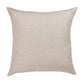20" Brown And Ivory Striped Linen Throw Pillow Cover