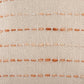 20" Beige And Orange Striped Cotton Blend Throw Pillow Cover