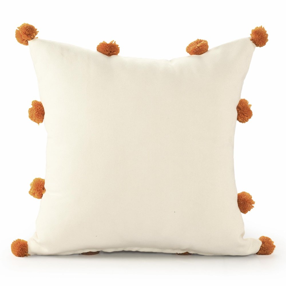 20" Beige And Orange The Beach Is Where I Belong Beach Throw Pillow Cover